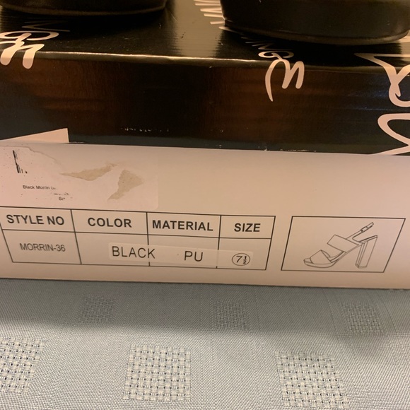 ❌SOLD🌺Wild Diva Lounge Morrin Black Slingback Sandal - Picture 8 of 8